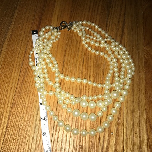 Jcrew cluster of pearls necklace - Picture 3 of 5